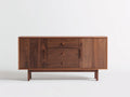 Credenza in legno 160×42×85 cm - marrone - mobile contenitore elegante per sala da pranzo