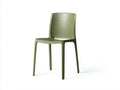 Sedia da pranzo all'aperto 46×51×82 cm - plastica verde oliva - design compatto per balcone